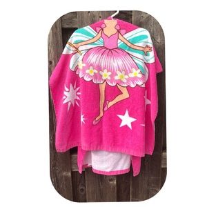 3️⃣ for $10🎉Pink Fairy Hooded Towel